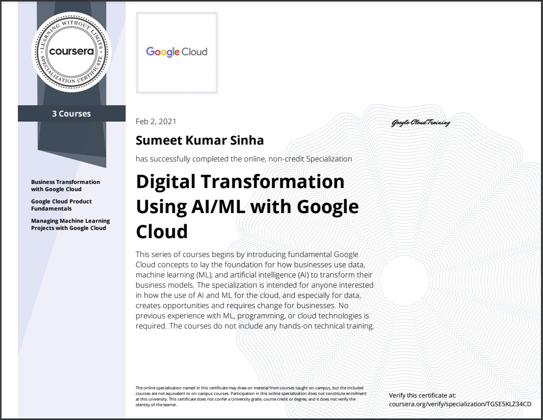 Digital-Transformation-Using-AIML-with-Google-Cloud